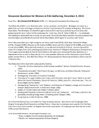 Questions for an Unmarried Woman