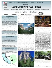 Yosemite Spring Fling