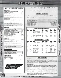 2011-12 Schedule/Results Un I V E R S I T Y Ce N T E R • Ma C O N , Ga