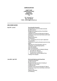 Curriculum Vitae