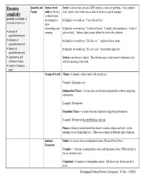 Discourse Complexity –