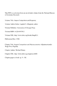 Import Competition and Macroeconomic Adjustment Under Wage-Price Rigidity