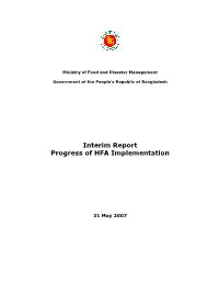 Interim Report Progress of HFA Implementation