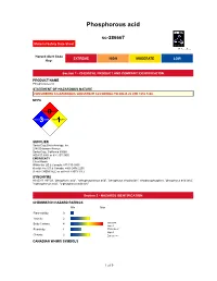 Phosphorous Acid