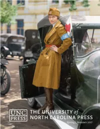 THE UNIVERSITY of NORTH CAROLINA PRESS