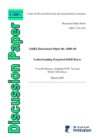 Understanding Perpetual R&D Races