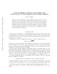 Arxiv:1405.1094V1 [Math.NT] 5 May 2014 Fdtriigtecasnme Srte Icl O Ed Flredis Large Calculated