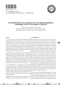 Considering the Key Sustainability Concepts