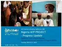Nigeria AFP PROJECT