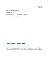 Pigeon Guillemot Study DELIVERABLES for TASK NO
