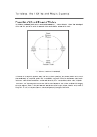 Tortoises, the I Ching and Magic Squares