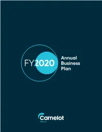 Annual Business Plan Each Year That Outlines Business Objectives, Detailed Strategies, Activities and Financial Projections for the Coming Year