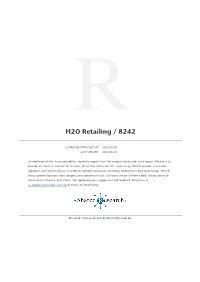 H2O Retailing / 8242