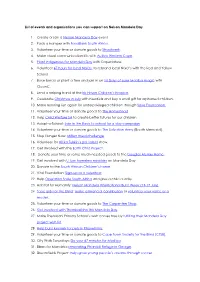 List of Events and Organisations You Can Support on Nelson Mandela Day