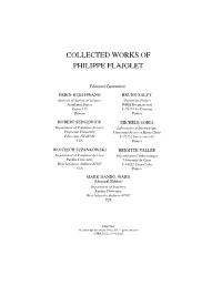 Collected Works of Philippe Flajolet