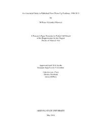 An Annotated Guide to Published Horn Warm-Up Routines, 1940-2015