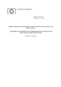 343 Final REPORT from the COMMISSION to the EUROPEAN