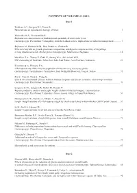 Contents of Volume 43 (2013)