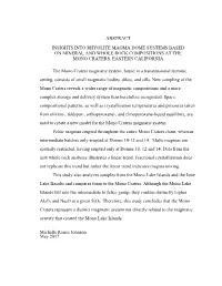 Insights Into Rhyolite Magma Dome Systems Based on Mineral and Whole Rock Compositions at the Mono Craters, Eastern California
