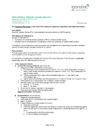 Nafarelin Acetate (Synarel) Reference Number: ERX.SPA.148 Effective Date: 10.01.16 Last Review Date: 11.17 Revision Log