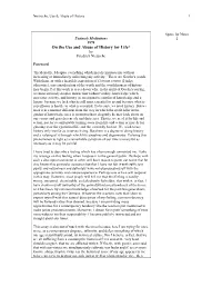 On the Use and Abuse of History for Life* by Friedrich Nietzsche
