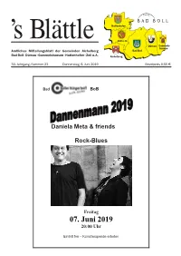 07. Juni 2019 20:00 Uhr
