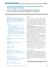 A Standard Mammography Unit