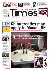 Brings 'Good Vibes' to Filipino Listeners P6 MDT REPORT