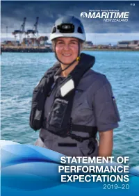 Statement of Performance Expectations