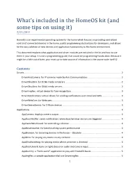 What's Included in the Homeos