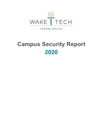 2020 Campus Security Report