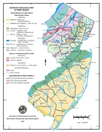 Bedrock Geologic Map of New Jersey