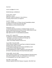 Akio Sone E-Mail: Asone@Email.Unc.Edu
