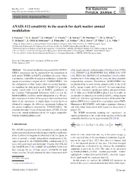 ANAIS-112 Sensitivity in the Search for Dark Matter Annual Modulation