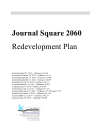 Journal Square 2060 Redevelopment Plan