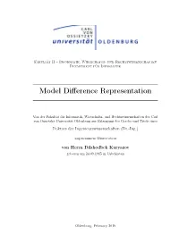 Model Difference Representation 4.2 Services Approaches 4.3 Requirements