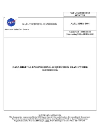 Nasa Digital Engineering Acquisition Framework Handbook