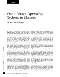Open Source Operating Systems in Libraries Research in Context