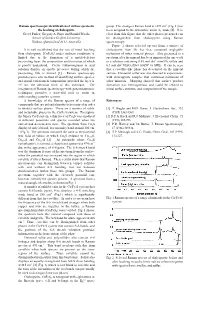 Raman Spectroscopic Identification of Surface Species in the Leaching Of