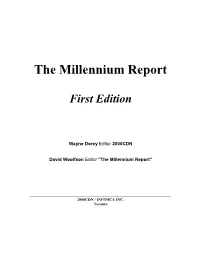 The Millennium Report
