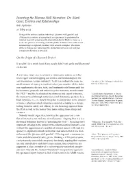 Dr. Mark Geier, Entities and Relationships Bob Apthorpe 10 May 2011
