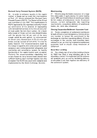 Revised Carry Forward System (RCFS) 20. in Order to Enhance