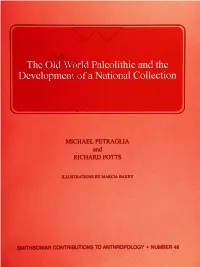 The Old World Paleolithic and the Development of a National Collection