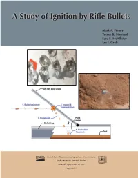 A Study of Ignition by Rifle Bullets