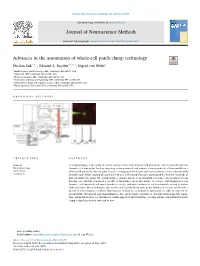 Advances in the Automation of Whole-Cell Patch Clamp Technology T ⁎ Ho-Jun Suka,B,C, Edward S