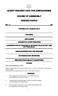 Order Paper 5Th August 2010.Pdf