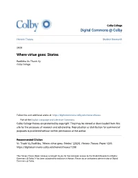 Where Virtue Goes: Stories