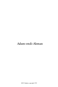 Adam-Ondi-Ahman