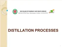 Distillation Processes