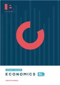 IB Economics SL Study Guide